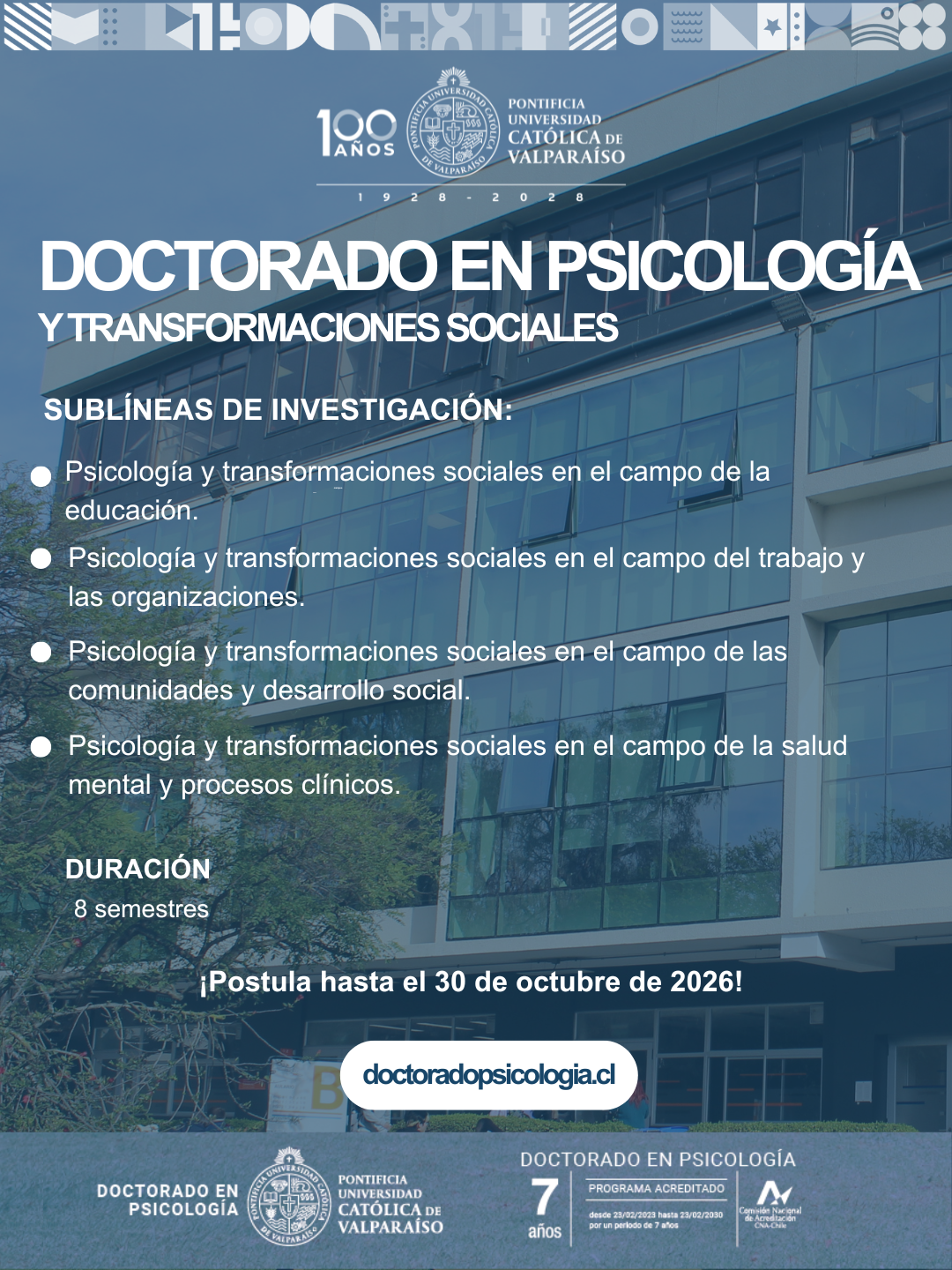 Doctorado en Psicología y Transformaciones digitales